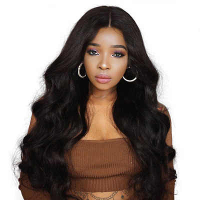 Long Black Wavy Wig, Elegant and Stylish Look