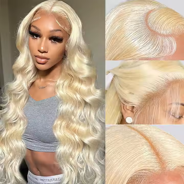 Lace Front HD Lace Wigs Blonde Body Wave Human Hair Wigs