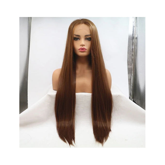European and American wigs for women, medium length, long curls, made from real human hair.