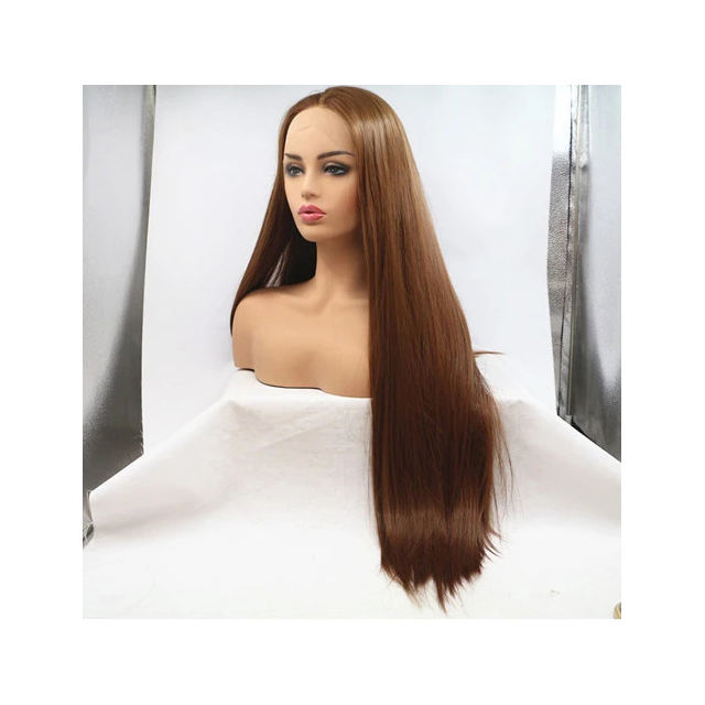 European and American wigs for women, medium length, long curls, made from real human hair.