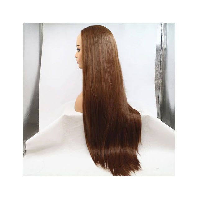 European and American wigs for women, medium length, long curls, made from real human hair.