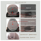 European and American wigs for women, medium length, long curls, made from real human hair.